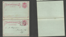 CHILE - Stationery. 1906 (12 March) Correo Urbano / Conduccion Gratuita. Local 2c Red Stat Card. - Chile