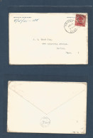 CUBA. 1901 (15 Apr) Havana - US, Boston. Official Bussines Envelope. Republic Issue Fkd 2c Red. Fine. - Other & Unclassified