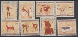 ALGERIE  1966/7  DESSINS   LOT  2 Complete Sets  **MNH  Réf  S°136 - Arqueología