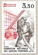 100e Anniversaire De La Fédération Nationale Des Sapeurs-Pompiers. Sapeurs-Pompiers Au Combat. 3f.30 Y2233 - Unused Stamps