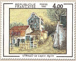Série Artistique. Le Lapin Agile, De Maurice Utrillo (1883-1955). 4f. Multicolore Y2297 - Nuovi