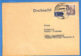 Allemagne Zone Française 1949 - Lettre De Metzingen - G30829 - Andere & Zonder Classificatie