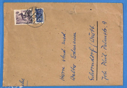 Allemagne Zone Française 1949 - Lettre De Alzey - G30825 - Otros & Sin Clasificación