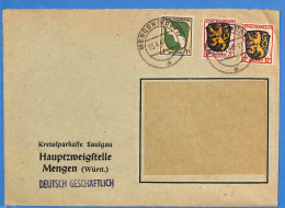 Allemagne Zone Française 1946 - Lettre De Menegen - G30813 - Autres & Non Classés
