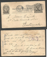 CUBA - Stationery. 1912 (7 Dic) Habana - Guatemala (26 Dic) EP 2c Negro. Rare Destionation. - Other & Unclassified