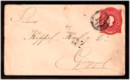 ECUADOR. 1892. Encomienda - Guayaquil. 5cts. Red Stat. Env. Fine. - Ecuador