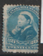 Canada  Bill Stamps  1864  30c    Fine Used - Oblitérés
