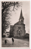 BRIOUX-sur-BOUTONNE (79) - CPSM - L'église  -  Enfants - Brioux Sur Boutonne