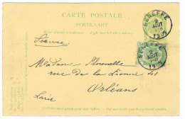 1905 - C P E P  5 C + 5 C  Annulé  SENEFFE  Pour La France - 1893-1907 Armarios