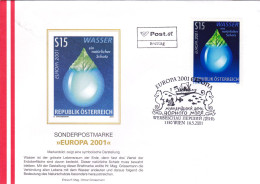 Austria / Oesterreich 2001 Europa Cept FDC - 2001
