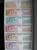 6 UNC Banknotes Mongolia 1993 - Mongolei