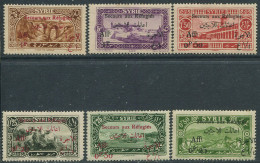Syria:Unused Stamps Overprinted Stamps Relief Of Refugees, 1926, MH/MNH - Syria