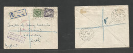 EIRE. 1943 (29 Sept) Limerick - Bath, England. Registered Multifkd Dual Censored Env, Reverse Transited. Fine. - Usati