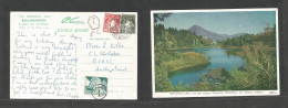 EIRE. 1950 (17 Aug) Cloohan - Switzerland, Bern. Multifkd Ppc, Taxed With Hexag "T" Mark Mns 8c + Swiss P. Due 15c Tied  - Usados