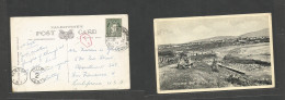 EIRE. 1951 (5 Sept) Burdoran - USA, CA, San Francisco. Fkd View Town Ppc + Taxed, Red Hexag "7-5" + NY Due 2c. Scarce Re - Usados