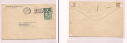 EIRE. 1954 - Baile Atha To Switzerland, Baden Aargau - Fkd Illustr Slogan Cachet. Easy Deal. - Gebruikt