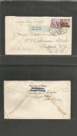 EIRE. 1948 (22 Jn) Corcaigh - USA, Buffalo, NY. Air Multifkd Env. 1sh 6p Rate. - Usati