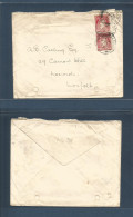 EIRE. 1925 (23 Feb) Atha Clieth - UK, Norwich. Perfin Irish Letters (?) Comercial Letter Usage. Fine And Most Scarce. - Gebraucht