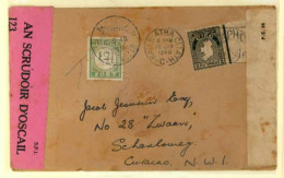 EIRE. 1940, June 26th. To Curacao, N.W.I. - Usati