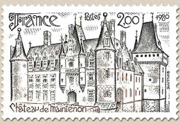 Série Touristique. Château De Maintenon 2f. Noir, Brun Et Rouge-brun Y2082 - Unused Stamps