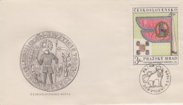 Enveloppe   FDC   1er  Jour   TCHECOSLOVAQUIE     Trésors  Du  Chateau  De  PRAGUE   1969 - FDC