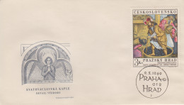 Enveloppe   FDC   1er  Jour   TCHECOSLOVAQUIE     Trésors  Du  Chateau  De  PRAGUE   1969 - FDC