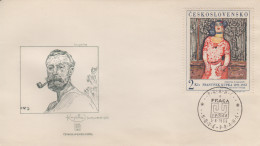 Enveloppe   FDC   1er  Jour   TCHECOSLOVAQUIE     Oeuvre   De   Frantisek   KUPKA    1968 - FDC