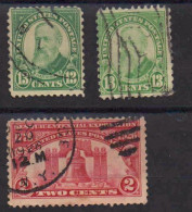 USA - 1926 Benjamin Harrisson 13 Cents (x2) + Independence Sesquicentannial Exposition 2cents  - Oblitérés - Usados