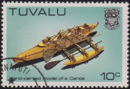 1983 Tuvalu ° Mi:TV 176, Sn:TV 186, Yt:TV 187, Sg:TV 203, Canoe Model, Handwerkskunst - Tuvalu (fr. Elliceinseln)