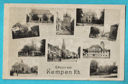 * Kempen Rh. - Heinsberg (Nordrhein Westfalen - Deutschland) * (J. Krapohl) Gruss Aus, Kirche, Chateau, Old, Rare - Heinsberg