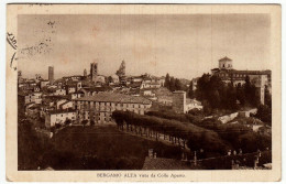 BERGAMO ALTA VISTA DA COLLE APERTO - 1933 - Vedi Retro - Formato Piccolo - Bergamo