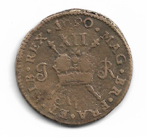 IRLANDE - GUN MONEY DE 12 PENCE - 1690 - Irlanda