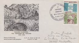 Enveloppe  FDC  1er  Jour   ANDORRE  ANDORRA    7éme  Centenaire  De  La  Signature  Des  Paréages    1978 - FDC