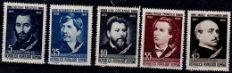 ROMANIA 1958 CLASSICAL ROMANIAN WRITERS MI No 1701-5 MNH VF!! - Neufs