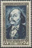 Célébrité Du XIXe Siècle (II). Cadres Sépia. Gustave Flaubert, écrivain  8f. + 2f. Bleu-noir. Neuf Luxe ** Y930 - Neufs