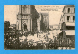 BERGERAC - Enterrement Du Colonel Picot De Ste-Marie Du 108 è Régiment D'Infanterie - Rentrée Du Corps à Notre-Dame - Bergerac