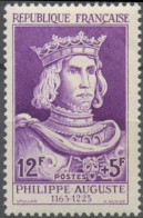 Célébrités Du XIIe Au XXe Siècles. Philippe-Auguste, Roi De France 1180-1223 Neuf Luxe ** Y1027 - Neufs