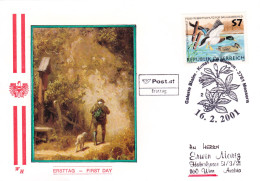 Austria / Oesterreich  2001 BIRDS COVERS FDC - Patos