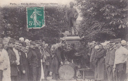 1912 75005 PARIS.. VAL De GRACE. Musique Militaire... Grosse Caisse - Arrondissement: 05