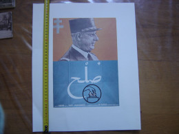 Reproduction Affiche 1958 DE GAULLE ET LA PAIX EN ALGERIE - Posters