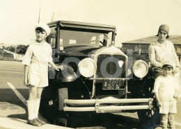 1930 California Woman Femme Boys BUICK SAN FRANCISCO USA Cars AMATEUR PHOTO FOTO ORIGINAL - America