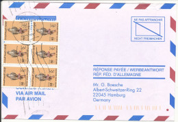 UAE Abu Dhabi Air Mail Cover Sent To Germany 1998 - Abu Dhabi