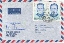 Chile Registered Air Mail Cover Sent To Germany 22-1-1997 - Chile