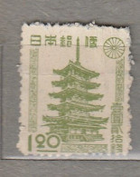 JAPAN 1947 Nara MNH (**) Mi 374 No Gum #33730 - Neufs