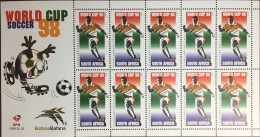 South Africa 1998 World Cup Sheetlet MNH - Neufs