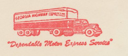 Meter Cut USA 1954 Truck - Motor Express Service - Camion