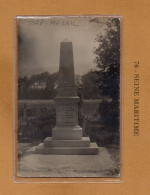 (19/03/24) 76-CPA TORP MESNIL - CARTE PHOTO - LE MONUMENT AUX MORTS - Sonstige & Ohne Zuordnung