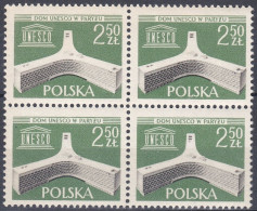 Pologne 1954 NMH ** Ouverture D'un Nouveau Bâtiment De L'UNESCO à Paris, France (A7) - Unused Stamps