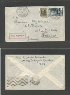 ETHIOPIA. 1937 (13 Feb) Italy Colony Period. Gondar - France, Paris. Air Multifkd Envelope. - Etiopia