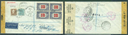 Faroe Isl.. 1943 (7 Dec). USA / Washington - Thorshavn - USA. Air Reg US Fkd Env + Doble + Danish Used Back. Excellent A - Färöer Inseln